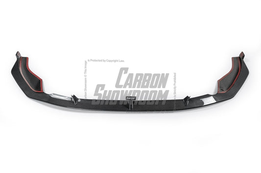 Audi S5 A5 (with S-bumper, does not base model) B9.5 2020 2021 2022 2023 2024 Early 2025 with Aftermarket Parts - V2 Style Front Lip Pre-preg Carbon Fiber from Karbel Carbon