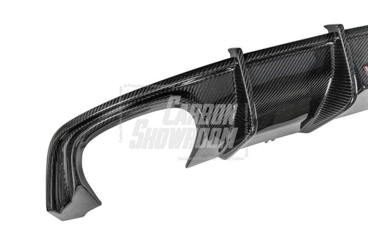 Audi S5 A5 (with s-line bumper, does not base model) B9 2017 2018 2019 with Aftermarket Parts - Rear Diffuser Pre-preg Carbon Fiber from Karbel Carbon