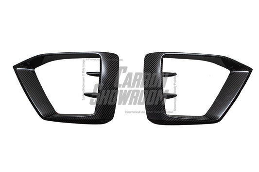 Audi S5 A5 (with s-line bumper, does not base model) B9.5 2020 2021 2022 2023 2024 with Aftermarket Parts - Upper Valences Carbon Fiber from Karbel Carbon
