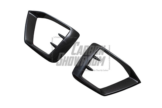 Audi S5 A5 (with s-line bumper, does not base model) B9.5 2020 2021 2022 2023 2024 with Aftermarket Parts - Upper Valences Carbon Fiber from Karbel Carbon
