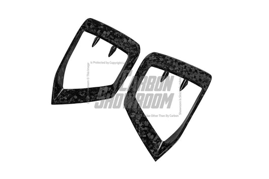 Audi S5 A5 (with s-line bumper, does not base model) B9.5 2020 2021 2022 2023 2024 with Aftermarket Parts - Upper Valences Carbon Fiber from Karbel Carbon