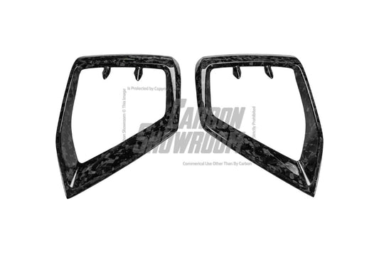 Audi S5 A5 (with s-line bumper, does not base model) B9.5 2020 2021 2022 2023 2024 with Aftermarket Parts - Upper Valences Carbon Fiber from Karbel Carbon