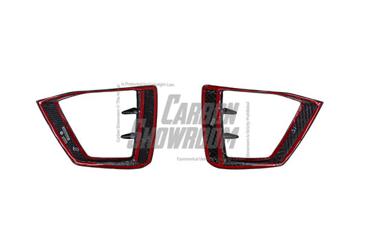 Audi S5 A5 (with s-line bumper, does not base model) B9.5 2020 2021 2022 2023 2024 with Aftermarket Parts - Upper Valences Carbon Fiber from Karbel Carbon