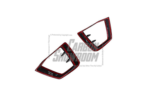 Audi S5 A5 (with s-line bumper, does not base model) B9.5 2020 2021 2022 2023 2024 with Aftermarket Parts - Upper Valences Carbon Fiber from Karbel Carbon