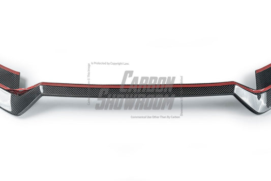 Audi S6 / A6 Avant / A6 S-Line (with s-line bumper, does not base model) C7.5 2016 2017 2018 with Aftermarket Parts - Front Lip Pre-preg Carbon Fiber from Karbel Carbon