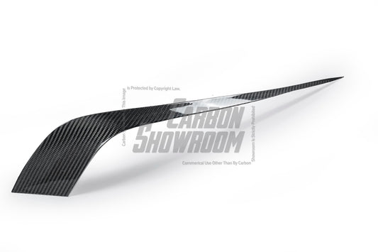 Audi S6 / A6 Avant / A6 S-Line (with s-line bumper, does not base model) C7.5 2016 2017 2018 with Aftermarket Parts - Upper Valences Pre-preg Carbon Fiber from Karbel Carbon