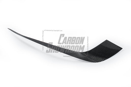 Audi S6 / A6 Avant / A6 S-Line (with s-line bumper, does not base model) C7.5 2016 2017 2018 with Aftermarket Parts - Upper Valences Pre-preg Carbon Fiber from Karbel Carbon