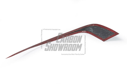 Audi S6 / A6 Avant / A6 S-Line (with s-line bumper, does not base model) C7.5 2016 2017 2018 with Aftermarket Parts - Upper Valences Pre-preg Carbon Fiber from Karbel Carbon