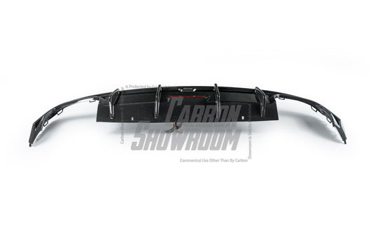Audi S6 / A6 Avant / A6 S-line / A6 C8 2019 2020 2021 2022 2023 2024 with Aftermarket Parts - Rear Diffuser Pre-preg Carbon Fiber from Karbel Carbon