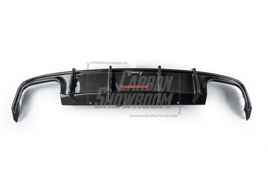 Audi S6 / A6 Avant / A6 S-line / A6 C8 2019 2020 2021 2022 2023 2024 with Aftermarket Parts - Rear Diffuser Pre-preg Carbon Fiber from Karbel Carbon