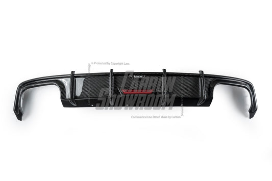 Audi S6 / A6 Avant / A6 S-line / A6 C8 2019 2020 2021 2022 2023 2024 with Aftermarket Parts - Rear Diffuser Pre-preg Carbon Fiber from Karbel Carbon