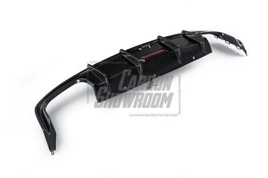 Audi S6 / A6 Avant / A6 S-line / A6 C8 2019 2020 2021 2022 2023 2024 with Aftermarket Parts - Rear Diffuser Pre-preg Carbon Fiber from Karbel Carbon