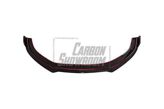 Audi S7 A7 S-line (with s-line bumper, does not base model) C7.5 2016-2018 with Aftermarket Parts - Front Lip Pre-preg Carbon Fiber from Karbel Carbon