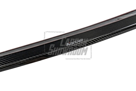 Audi S7 A7 S-line (with s-line bumper, does not base model) C7.5 2016-2018 with Aftermarket Parts - Front Lip Pre-preg Carbon Fiber from Karbel Carbon