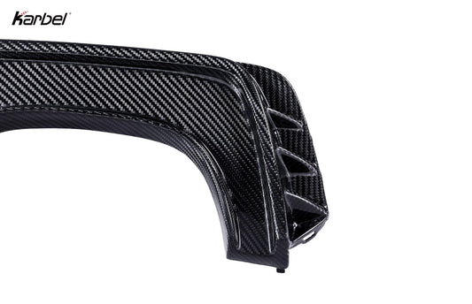 Audi S7 A7 (with s-line bumper) C8 2019-ON with Aftermarket Parts - V1 Style Rear Diffuser Pre-preg Carbon Fiber from Karbel Carbon