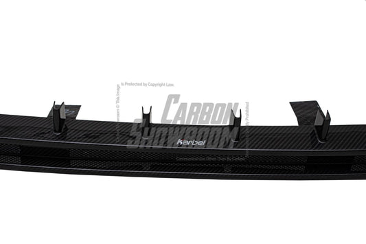 Audi SQ8 Q8 (with s-line bumper) Pre-facelift 2019 2020 2021 2022 2023 with Aftermarket Parts - Front Lip Pre-preg Carbon Fiber from Karbel Carbon