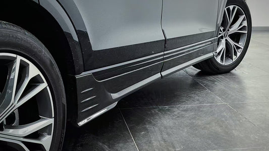 Audi SQ8 Q8 2019-ON with Aftermarket Parts - Side Skirts Pre-preg Carbon Fiber from Karbel Carbon