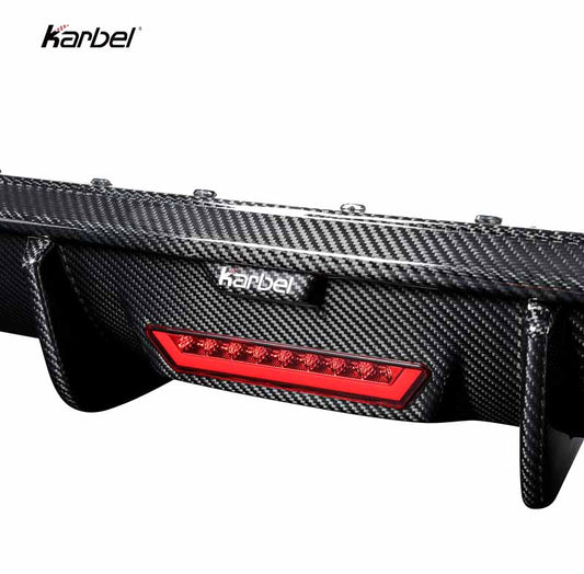 Audi Audi SQ8 Q8 2019-ON with Aftermarket Parts - V2 Rear Diffuser Dry Pre-preg Carbon Fiber from Karbel Carbon