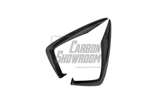 Audi TTS / TT (with s-line bumper) 8S MK3 2015 2016 2017 2018 2019 with Aftermarket Parts - Upper Valences Pre-preg Carbon Fiber from Karbel Carbon