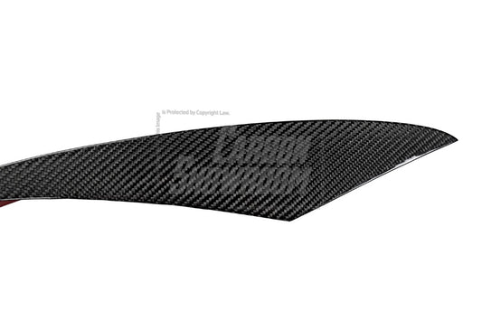 Audi TTS / TT (with s-line bumper) 8S MK3 2015 2016 2017 2018 2019 with Aftermarket Parts - Upper Valences Pre-preg Carbon Fiber from Karbel Carbon