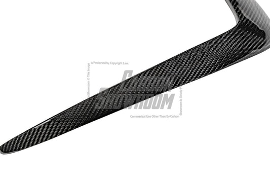 Audi TTS / TT (with s-line bumper) 8S MK3 2015 2016 2017 2018 2019 with Aftermarket Parts - Upper Valences Pre-preg Carbon Fiber from Karbel Carbon
