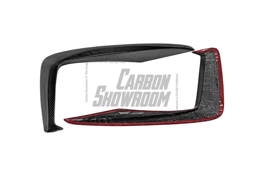 Audi TTS / TT (with s-line bumper) 8S MK3 2015 2016 2017 2018 2019 with Aftermarket Parts - Upper Valences Pre-preg Carbon Fiber from Karbel Carbon