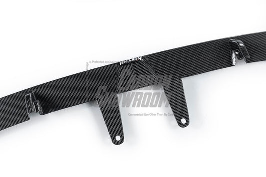BMW 3 Series 330i (with M-package bumper, does not fit base model) M340i G20 G21 LCI 2023 2024 with Aftermarket Parts - V2 Style Front Lip Pre-preg Carbon Fiber from Karbel Carbon