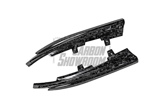 BMW 3 Series 330i (with M-package bumper, does not fit base model) M340i G20 G21 Pre-LCI 2019-2022 with Aftermarket Parts - Rear Diffuser & Canards Pre-preg Carbon Fiber from Karbel Carbon