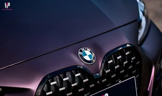 BMW 4 Series 430i (with M-package bumper, does not fit base model) M440i G22 G23 2020-ON with Aftermarket Parts - Upper Valences Pre-preg Carbon Fiber from Karbel Carbon