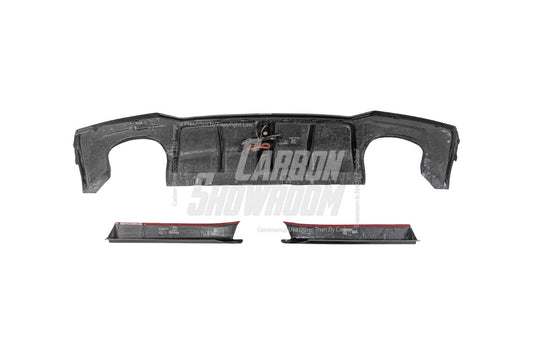 BMW 4 series 430i M440i G22 G23 2020-ON with Aftermarket Parts - Rear Diffuser & Canards Pre-preg Carbon Fiber from Karbel Carbon