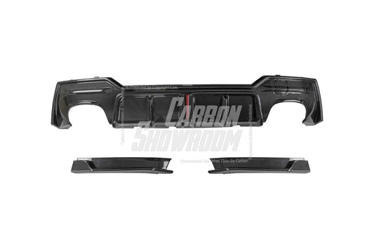 BMW 4 series 430i M440i G22 G23 2020-ON with Aftermarket Parts - Rear Diffuser & Canards Pre-preg Carbon Fiber from Karbel Carbon