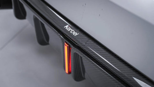 BMW 4 series 430i M440i G22 G23 2020-ON with Aftermarket Parts - Rear Diffuser & Canards Pre-preg Carbon Fiber from Karbel Carbon