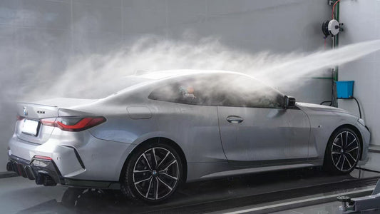 BMW 4 series 430i M440i G22 G23 2020-ON with Aftermarket Parts - Rear Diffuser & Canards Pre-preg Carbon Fiber from Karbel Carbon