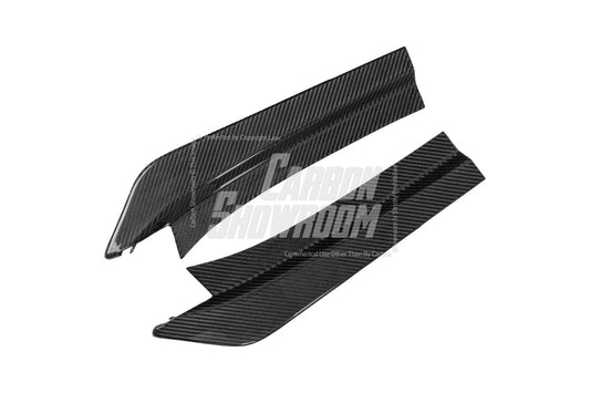 BMW 4 series 430i M440i G22 G23 2020-ON with Aftermarket Parts - Rear Diffuser & Canards Pre-preg Carbon Fiber from Karbel Carbon