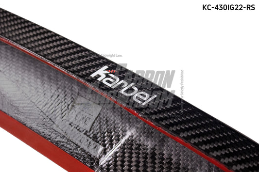 BMW 4 Series 430i M440i G22 G23 2020-ON & M4 / M4C / M4CS G82 2021-ON with Aftermarket Parts - Rear Spoiler Pre-preg Carbon Fiber from Karbel Carbon