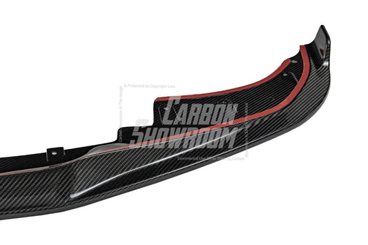 BMW 4 series 430i (with M-package bumper, does not fit base model) M440i G22 G23 2020-ON with Aftermarket Parts - Front Lip Pre-preg Carbon Fiber from Karbel Carbon