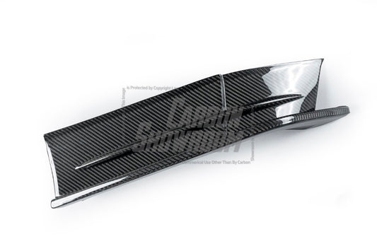 BMW 4 Series Gran Coupe M440i 430i (with M-package bumper, does not fit base model) G26 2022-ON with Aftermarket Parts - Rear Diffuser & Canards Pre-preg Carbon Fiber from Karbel Carbon