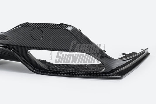 BMW 8 Series M850 840 (With M-Package Bumper) G16 2018 2019 2020 2021 2022 2023 2024 with Aftermarket Parts - Rear Diffuser Pre-preg Carbon Fiber from Karbel Carbon