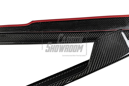 BMW 8 Series M850 840 G16 2018-ON with Aftermarket Parts - Side Skirts Pre-preg Carbon Fiber from Karbel Carbon