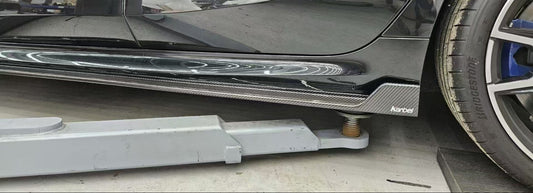 BMW 8 Series M850 840 G16 2018-ON with Aftermarket Parts - Side Skirts Pre-preg Carbon Fiber from Karbel Carbon