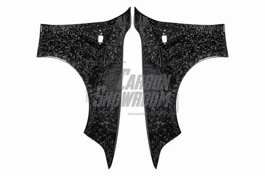 BMW M2 / M2C F87 2016 2017 2018 2019 2020 2021 with Aftermarket Parts - Front Fenders Pre-preg Carbon Fiber from Karbel Carbon