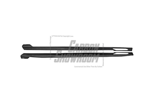 BMW I4 M50 / e Drive 40 (with M-package bumper, does not fit base model) G26 2022-ON & 4 Series Gran Coupe M440i 430i (with M-package bumper, does not fit base model) G26 2022-ON with Aftermarket Parts - Side Skirts Pre-preg Carbon Fiber from Karbel Carbon