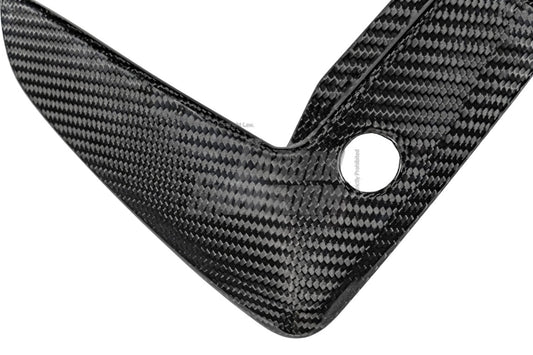 BMW 5 Series M550 540 530 (with M-package bumper, does not fit base model) G30 LCI 2021-ON with Aftermarket Parts - Upper Valences Pre-preg Carbon Fiber from Karbel Carbon