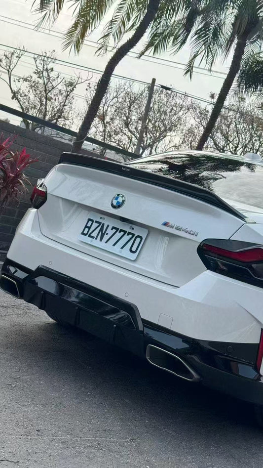BMW M2/C G87 2023-ON & 2 Series 230i M240i G42 2022-ON with Aftermarket Parts - V1 Rear Spoiler Carbon Fiber from Karbel Carbon