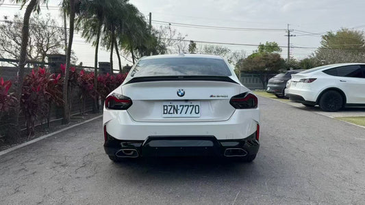 BMW M2/C G87 2023-ON & 2 Series 230i M240i G42 2022-ON with Aftermarket Parts - V1 Rear Spoiler Carbon Fiber from Karbel Carbon