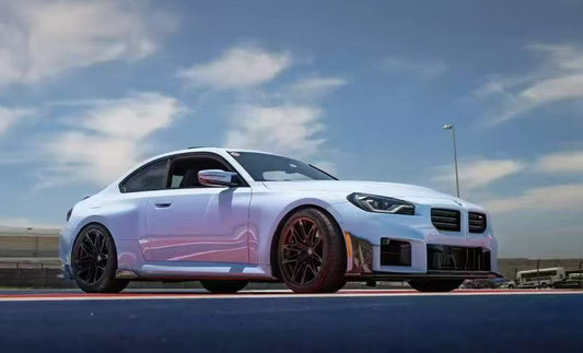 BMW M2 / M2C G87 2023-ON with Aftermarket Parts - Side Skirts Pre-preg Carbon Fiber from Karbel Carbon