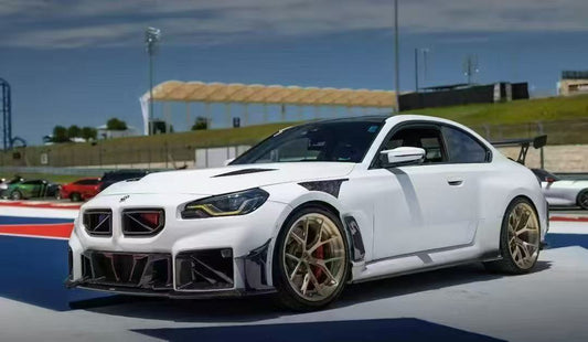 BMW M2 / M2C G87 2023-ON with Aftermarket Parts - Side Skirts Pre-preg Carbon Fiber from Karbel Carbon