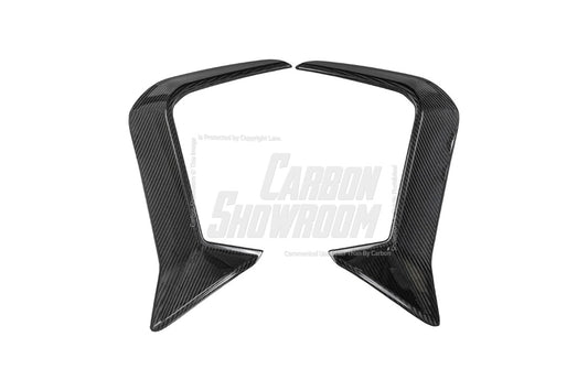 BMW M2 / M2C G87 2023-ON with Aftermarket Parts - Rear Bumper Canards Pre-preg Carbon Fiber from Karbel Carbon