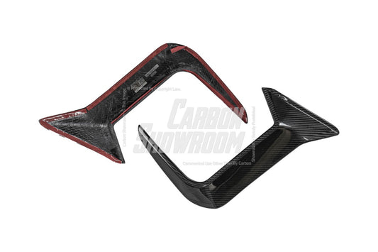 BMW M2 / M2C G87 2023-ON with Aftermarket Parts - Rear Bumper Canards Pre-preg Carbon Fiber from Karbel Carbon