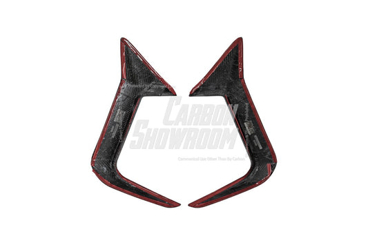 BMW M2 / M2C G87 2023-ON with Aftermarket Parts - Rear Bumper Canards Pre-preg Carbon Fiber from Karbel Carbon